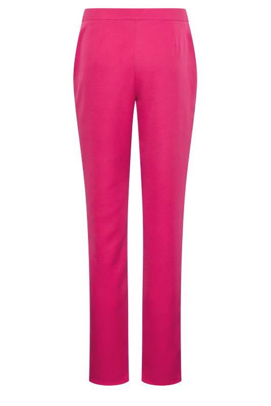 Jacquard trousers with chevron pattern Woman, Pink | TWINSET Milano
