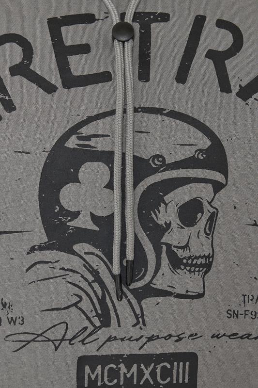 FIRETRAP Big & Tall Grey Hoodie | BadRhino 3