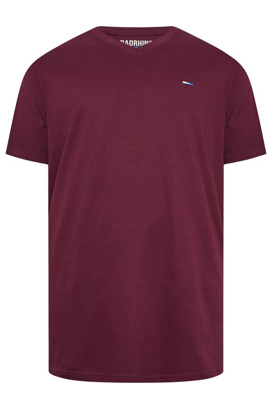 BadRhino Big & Tall Black/Red/Green/Blue/Navy Blue 5 Pack V-Neck T-Shirts | BadRhino 2