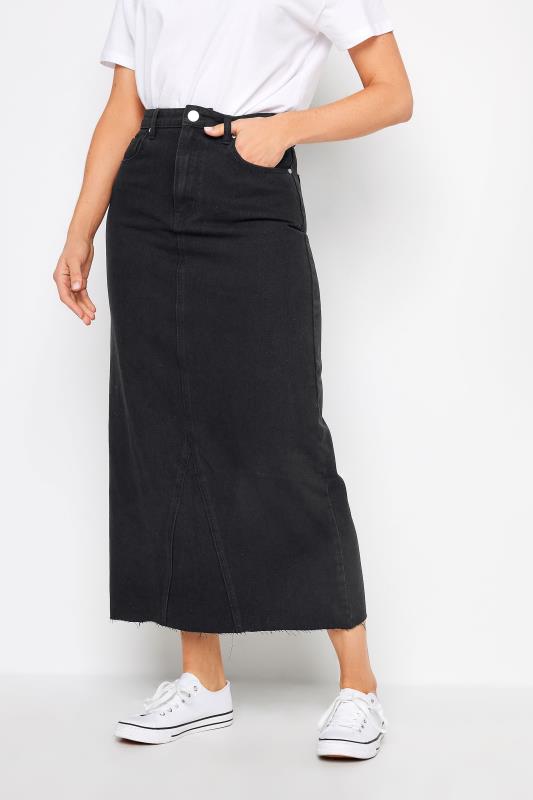 LTS Tall Womens Black Denim Midaxi Skirt | Long Tall Sally  3