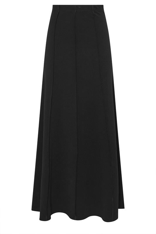 Tall  LTS Tall Black Seam Front Flared Maxi Skirt
