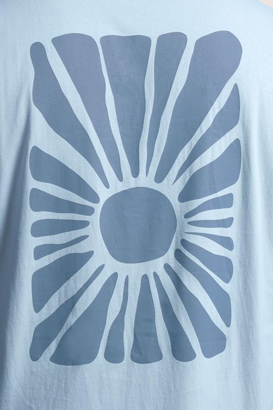 BadRhino Big & Tall Light Blue Sun Graphic Vest Top | BadRhino 7