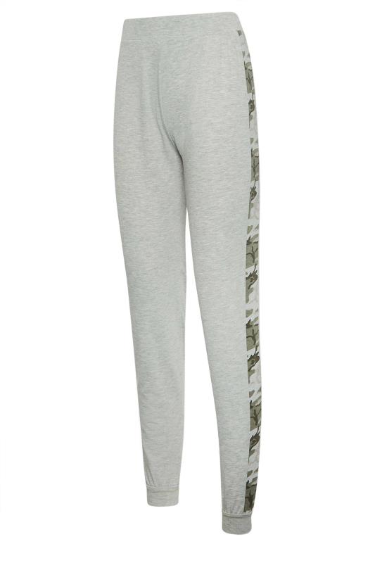LTS Tall Women's Grey Camouflage Print Side Stripe Joggers | Long Tall Sally 4