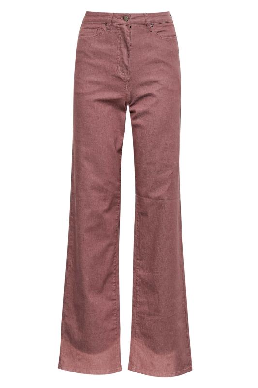 LTS Tall Purple BEA Wide Leg Jeans | Long Tall Sally 5
