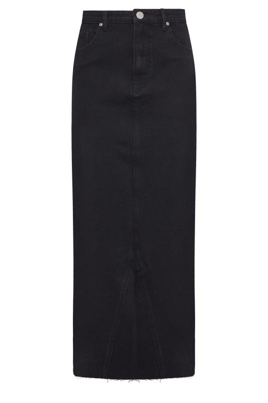 LTS Tall Womens Black Denim Midaxi Skirt | Long Tall Sally  6
