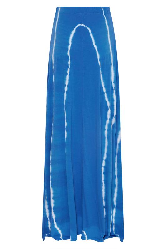LTS Tall Women's Blue Tie Dye Maxi Skirt | Long Tall Sally 5