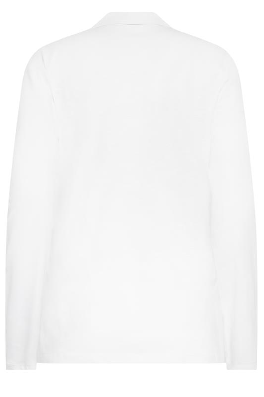 LTS Tall Women's White Cotton Jersey Shirt | Long Tall Sally 7