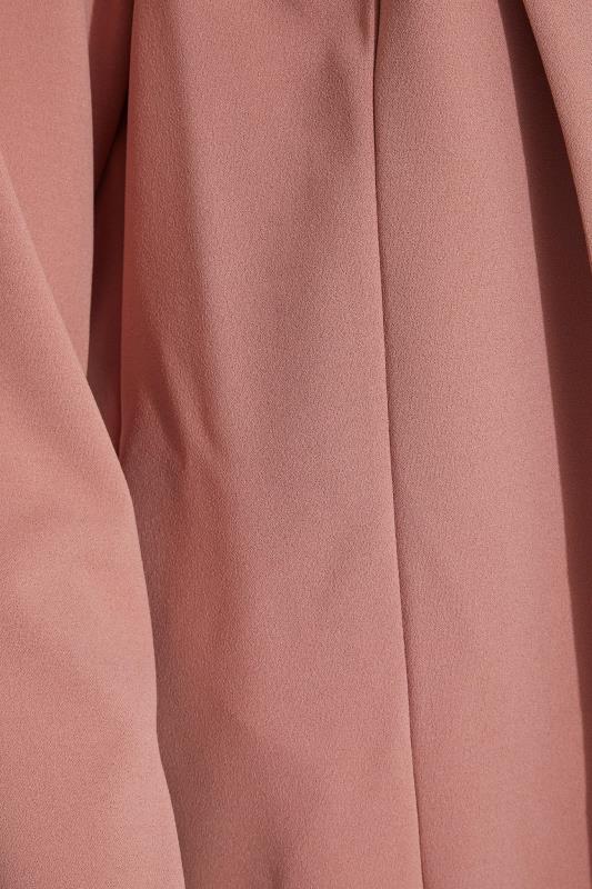 LTS Tall Women's Dark Pink Scuba Longline Blazer | Long Tall Sally  6