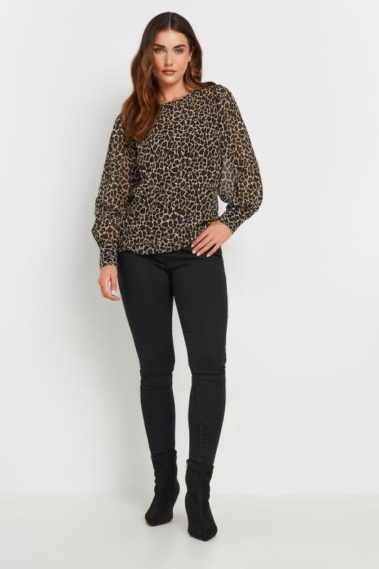 LTS Tall Brown Leopard Print Blouse | Long Tall Sally 2