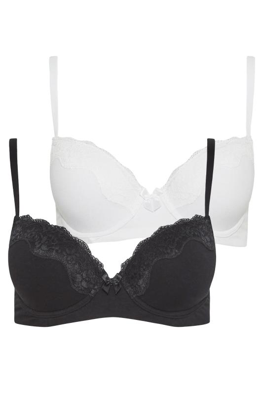 2-pack cotton push-up bras