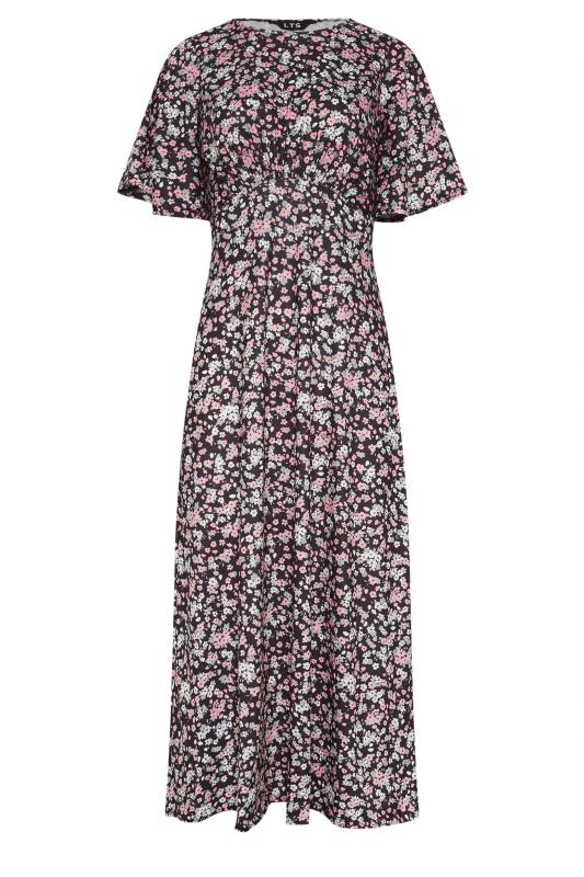 LTS Tall Women's Pink Ditsy Floral Midi Dress | Long Tall Sally  5