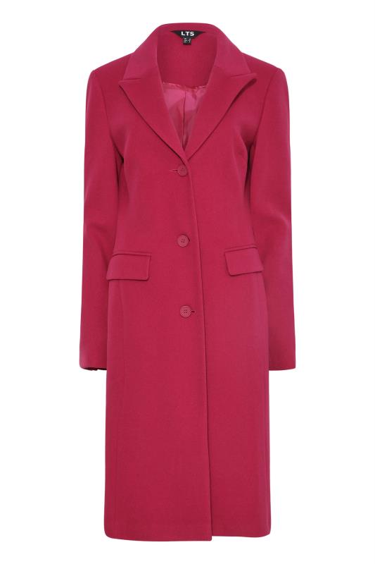LTS Tall Women's Pink Midi Formal Coat | Long Tall Sally 6