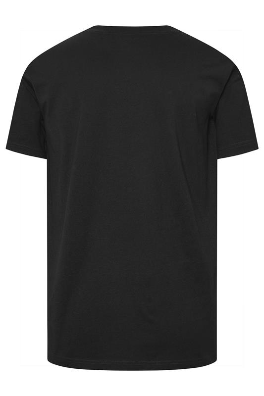BadRhino Big & Tall Black Distressed Graphic T-Shirt | BadRhino 5