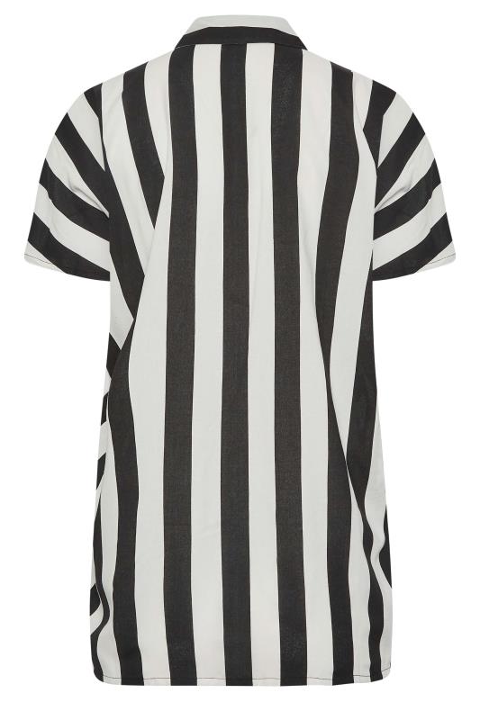 LTS Tall Women's Black & White Stripe Shirt | Long Tall Sally 7
