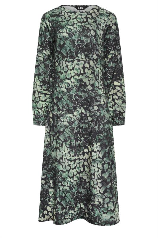 LTS Tall Green Animal Markings Midi Dress | Long Tall Sally  5