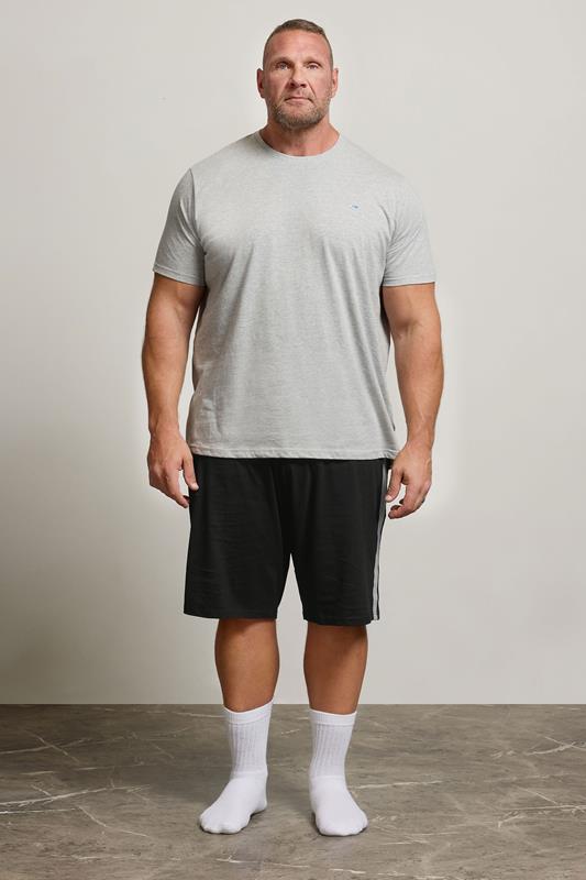 BadRhino Big & Tall Black Lightweight Lounge Shorts | BadRhino 2