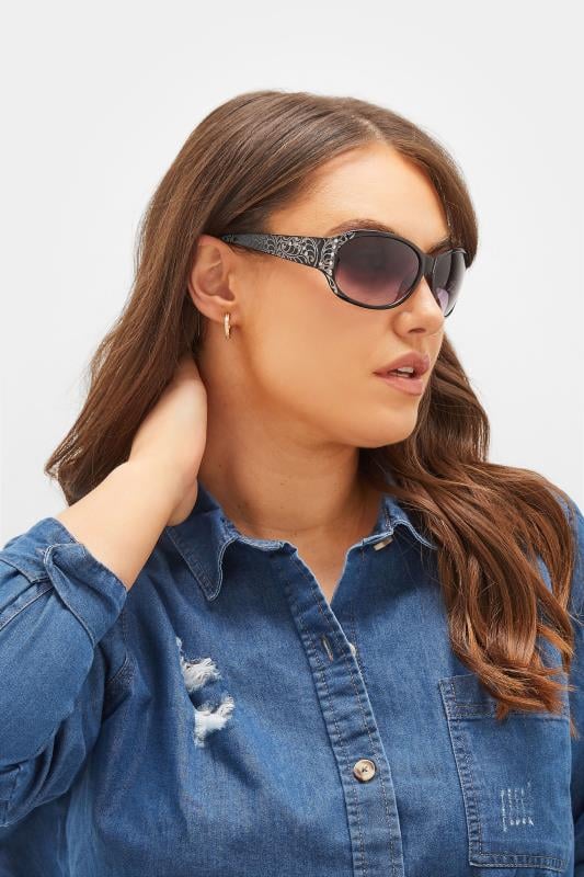 Black Filigree Sunglasses