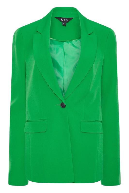 LTS Tall Women's Bright Green Scuba Crepe Blazer | Long Tall Sally  6