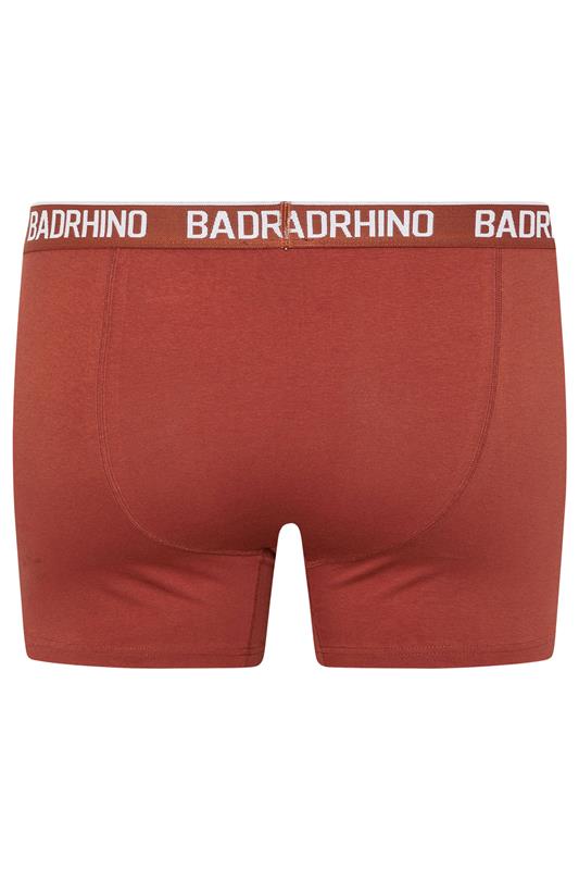 BadRhino 5 PACK Navy Blue/Grey/Green/Burnt Red/Black Boxers | BadRhino 6