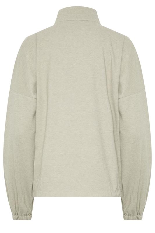 LTS PREMIUM Tall Women's Natural Brown Funnel Neck Jacket | Long Tall Sally 8