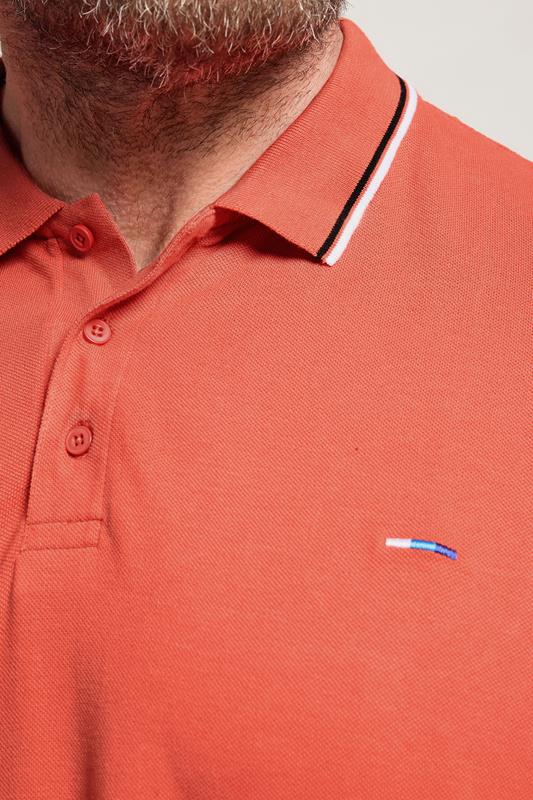 BadRhino Big & Tall Red Tipped Polo Shirt | BadRhino 4