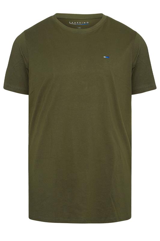 BadRhino Big & Tall 5 Pack Black/White/Navy Blue/Green/Grey Extra Long Core T-Shirts| BadRhino 5