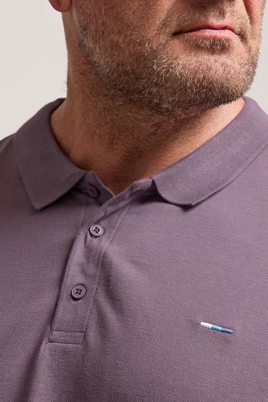 BadRhino Big & Tall Purple Polo Shirt | BadRhino 4
