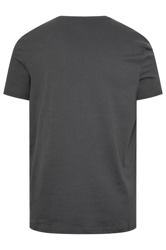 LYLE & SCOTT Big & Tall Grey Core T-Shirt | BadRhino 5