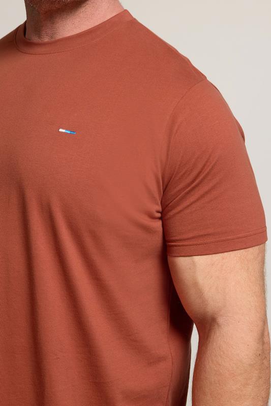 BadRhino Big & Tall Clay Orange Extra Long Core T-Shirt | BadRhino 4