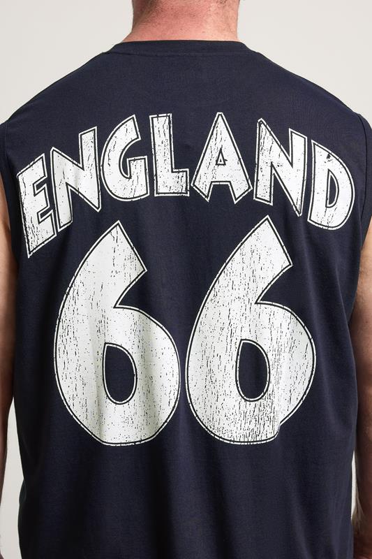 BadRhino Big & Tall Navy Blue England '66 Vest | BadRhino 4