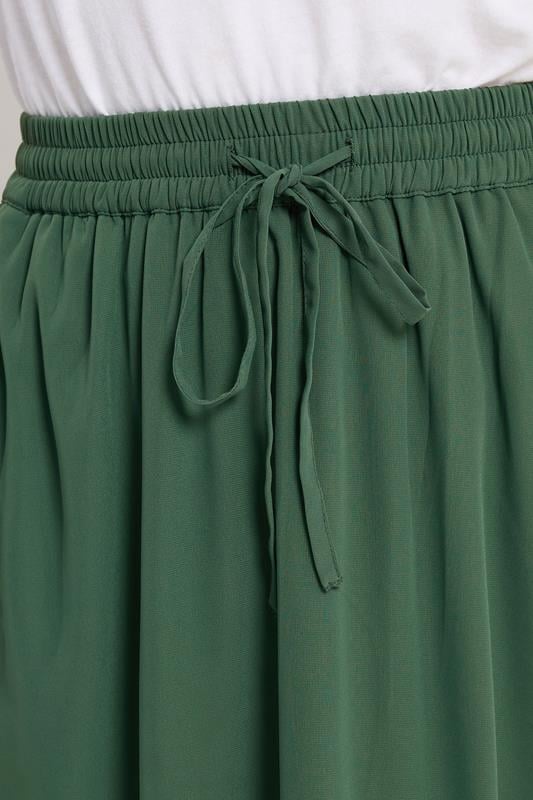 LTS Tall Women's Forest Green Tie Waist Maxi Skirt | Long Tall Sally 4