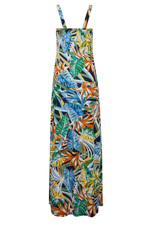 LTS Tall Green Palm Leaf Print Maxi Dress | Long Tall Sally