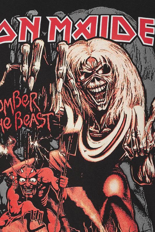 BadRhino Big & Tall Black & Red Iron Maiden Graphic T-Shirt | BadRhino 3