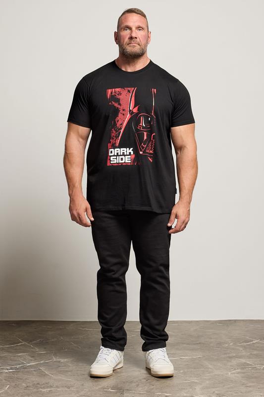 BadRhino Big & Tall Black Star Wars Graphic T-Shirt | BadRhino 2