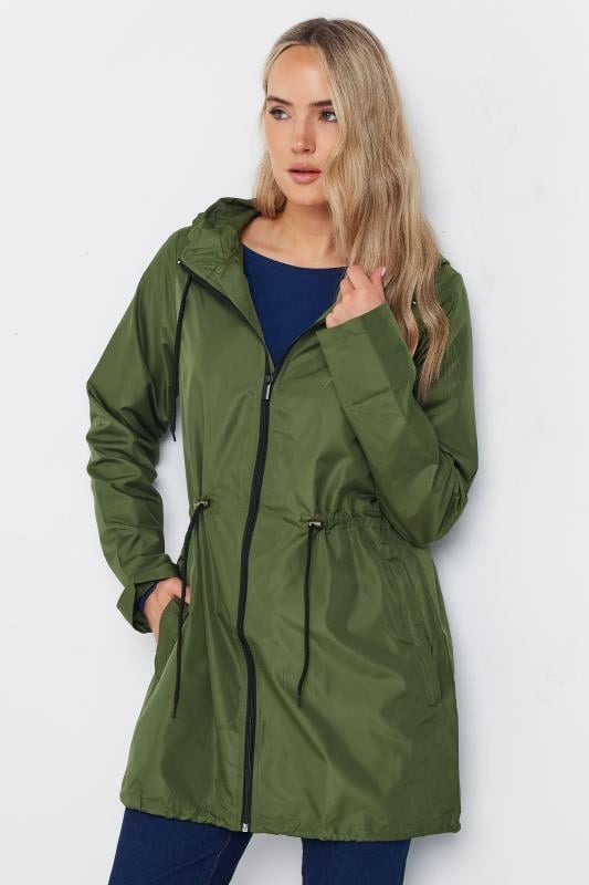 Tall  LTS Tall Khaki Green Pocket Parka