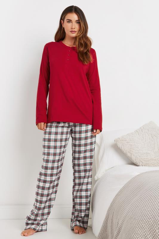 LTS Tall Red Cotton Pyjama Top | Long Tall Sally 2