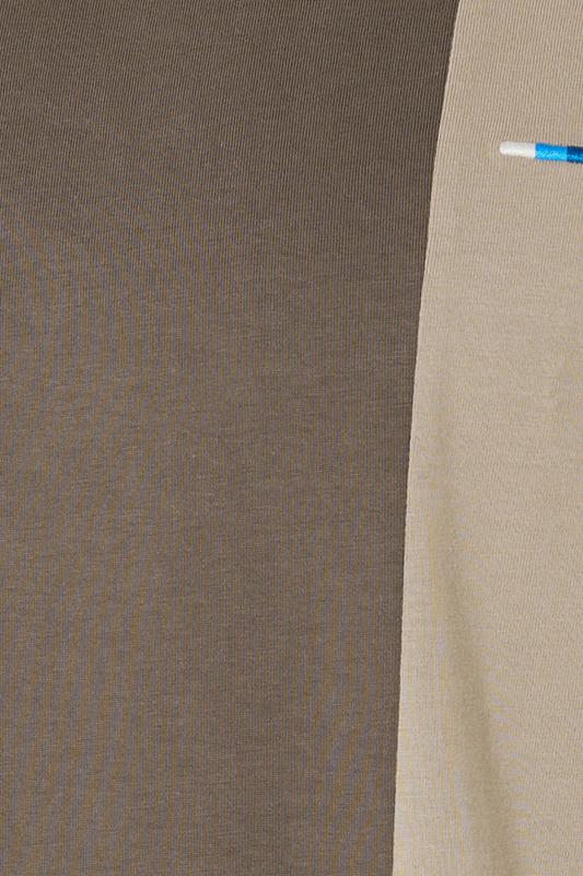 BadRhino Big & Tall Brown Cut & Sew  T-Shirt | BadRhino 8
