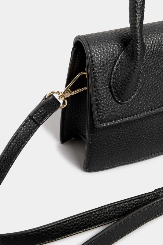 Black Top Handle Crossbody Bag | Yours Clothing  5