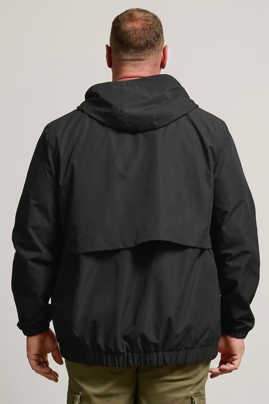 BadRhino Big & Tall Black Ripstop Zip Through Jacket | BadRhino 3