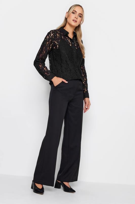 LTS Tall Black Lace Shirt | Long Tall Sally  2
