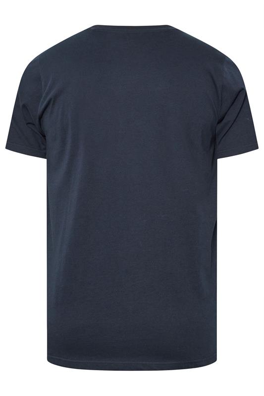 BadRhino Big & Tall Navy Blue 5 Pack Extra Long T-Shirts | BadRhino 8