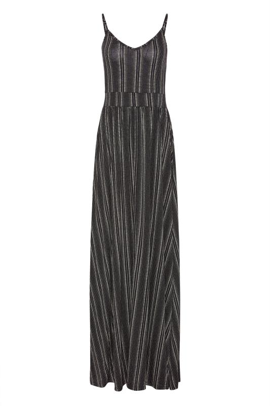 LTS Tall Black Striped Maxi Dress | Long Tall Sally 5
