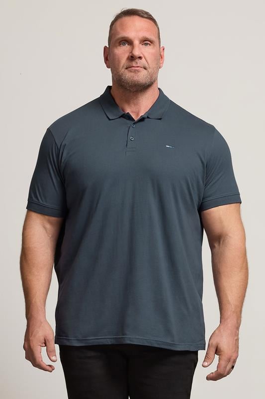 BadRhino Big & Tall 5 PACK Green & Blue JerseyPolo Shirts | BadRhino 2