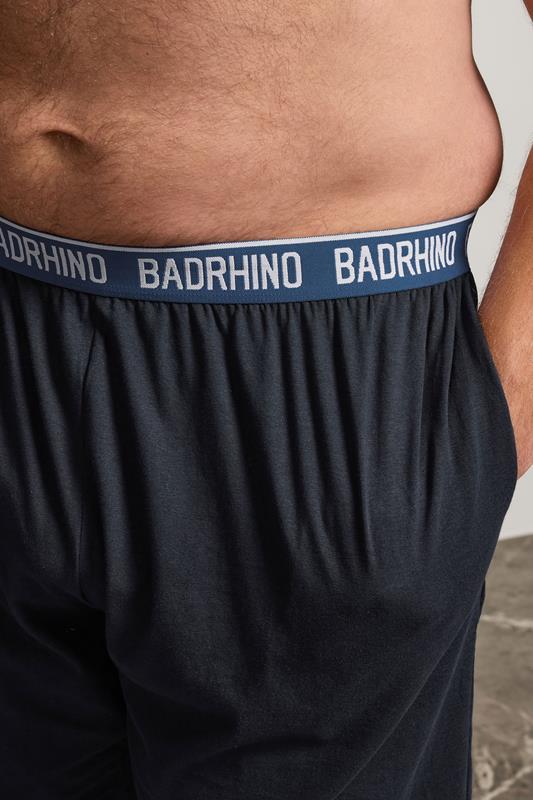 BadRhino Big & Tall Navy Blue Lounge Shorts | BadRhino 4
