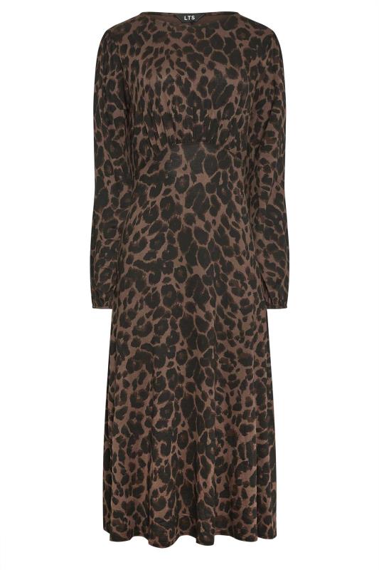 LTS Tall Brown Leopard Print Tea Dress | Long Tall Sally  7