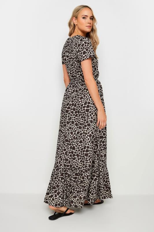 LTS Tall Women's Natural Brown Animal Maxi Dress | Long Tall Sally 3
