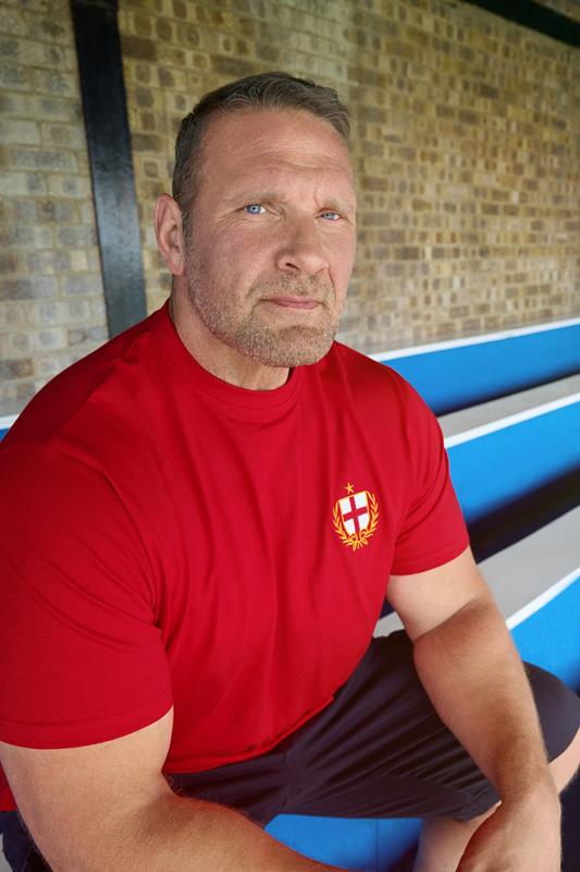 BadRhino Big & Tall Red England Crest T-Shirt