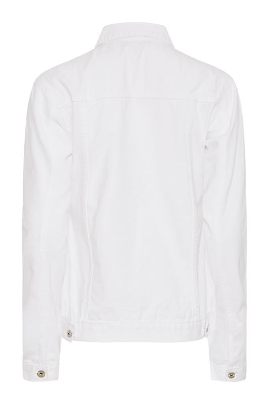 LTS Tall Women's White Denim Jacket | Long Tall Sally 5