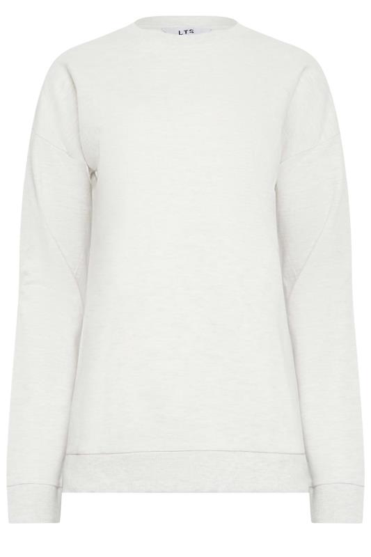 LTS Tall Light Grey Long Sleeve Sweatshirt | Long Tall Sally  7
