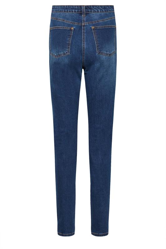 LTS Tall Women's Blue Distressed UNA Mom Jeans | Long Tall Sally 6